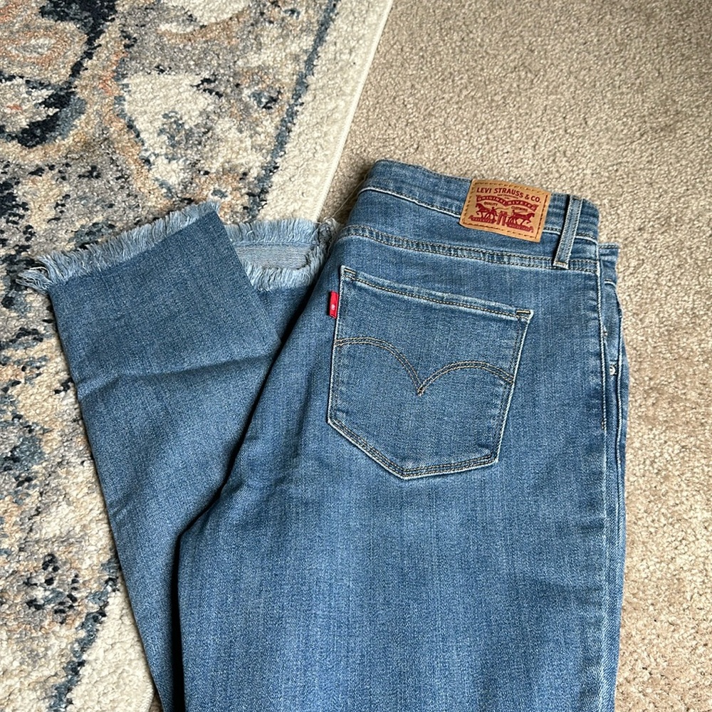 High rise Levi 721 skinny jeans